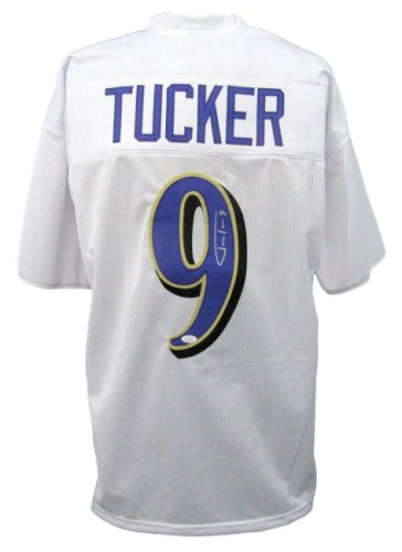 justin tucker signed jersey
