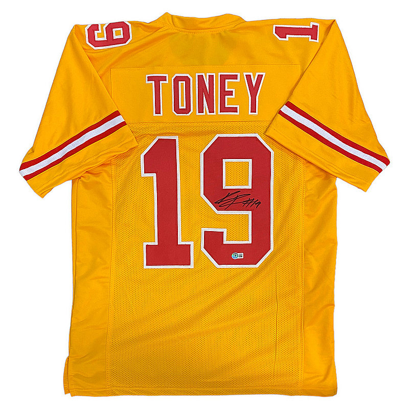 Friendly Confines Kadarius Toney Signed Florida Gators Jersey (Beckett) Kansas City Chiefs W.R.