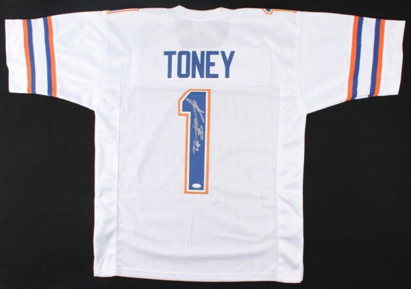 Zobie Productions Sale Kadarius Toney Signed New York Giants Custom Jersey Gators BAS COA Blue