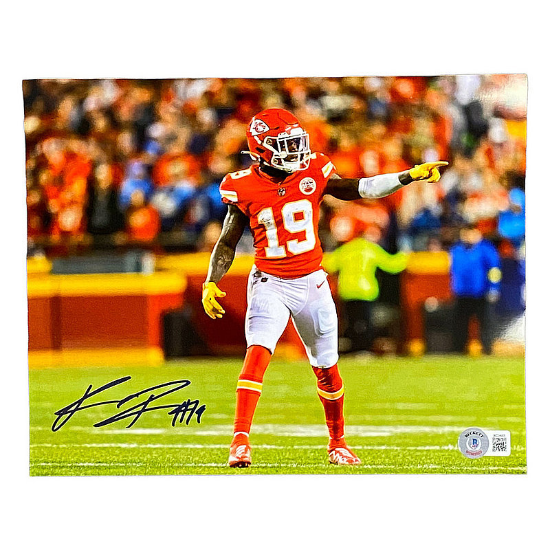 Kadarius Toney Autographed Kansas City Chiefs Custom #19 Camo