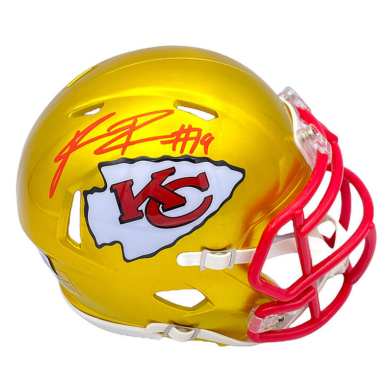 Kadarius Toney Autographed Kansas City Chiefs Custom #19 Yellow