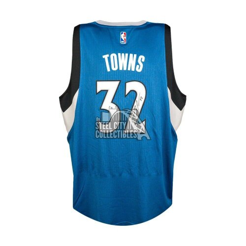 karl anthony towns signed jersey
