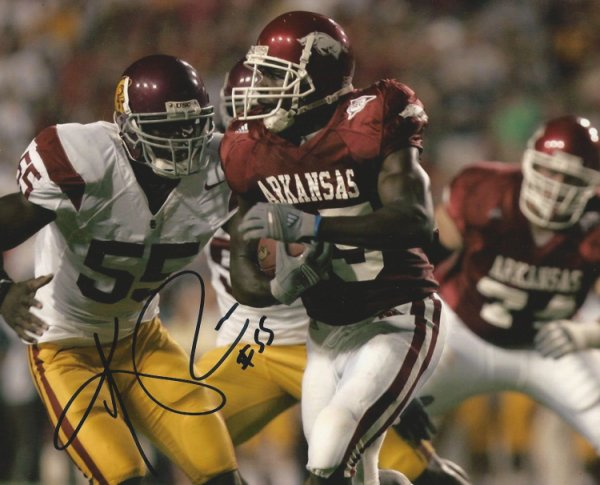 Keith Rivers Autographed Signed Usc Trojans Photo - Autographs