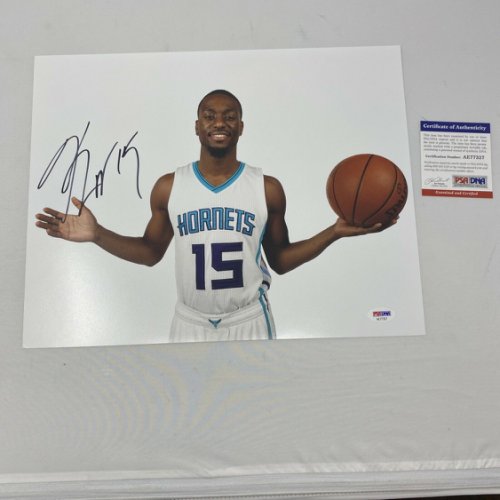 kemba walker signed basketball