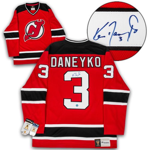 Ken Daneyko New Jersey Devils Autographed Signed Retro Fanatics Jersey