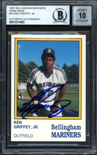 Ken Griffey Jr. Autographed Topps Project 2020 Card #127 Inscribed 10x GG -  Gold 1/1
