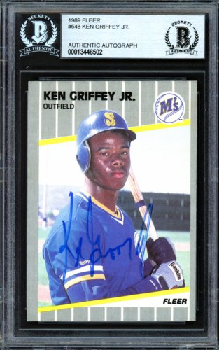 Ken Griffey Jr. Autographed Topps Project 2020 Card #127 Inscribed 10x GG -  Gold 1/1