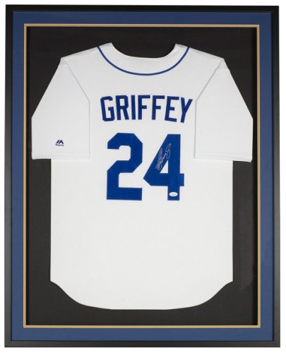 Ken Griffey, Jr. Autographed Signed . Framed Seattle Mariners Majestic Cool Baseball Jersey JSA