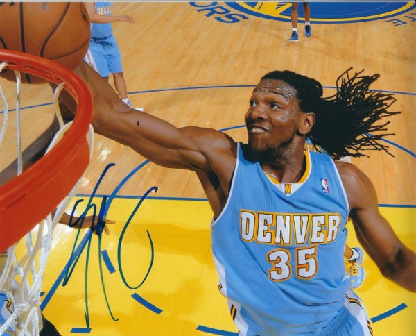 Kenneth Faried Autographed Signed 8X10 Denver Nuggets Photo - Autographs
