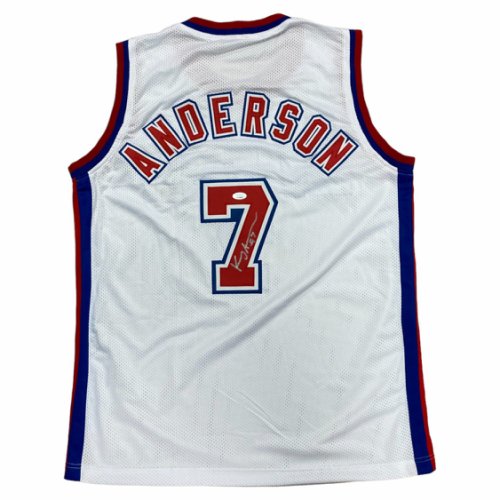 Allen Iverson Signed Philadelphia 76ers M&N Red Hyper Hoops NBA Swingman  Basketball Jersey - Schwartz Authenticated