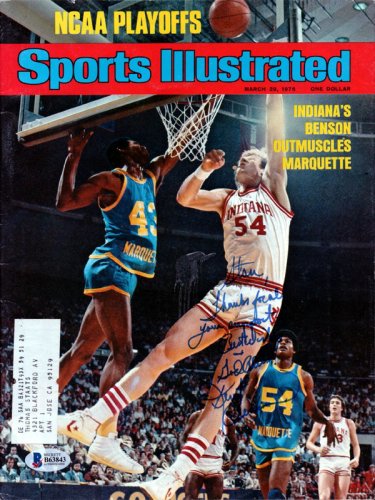 Kent Benson Autographed Signed Sports Illustrated Magazine Indiana Hoosiers To Stan Beckett Beckett