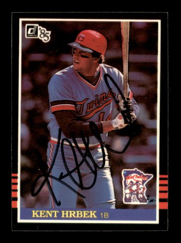 Kent Hrbek 1982 Topps Traded Rookie Signed Autographed Card Minnesota Twins