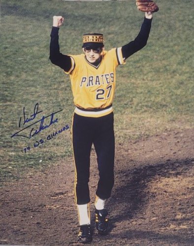 Kent Tekulve autographed baseball card (Pittsburgh Pirates) 1984