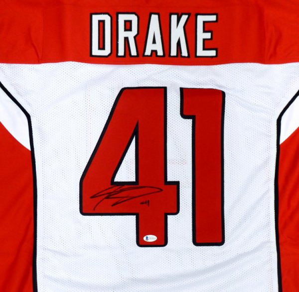 Kenyan Drake Autographed Signed Arizona Cardinals White Jersey Beckett Beckett