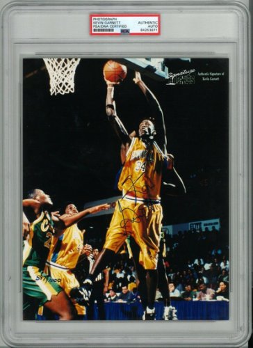 Kevin Garnett Autographed Memorabilia | Signed Photo, Jersey, Collectibles & Merchandise
