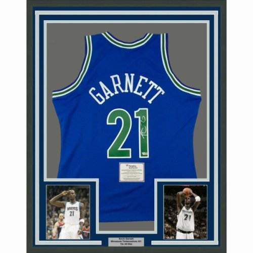 signed kevin garnett jersey