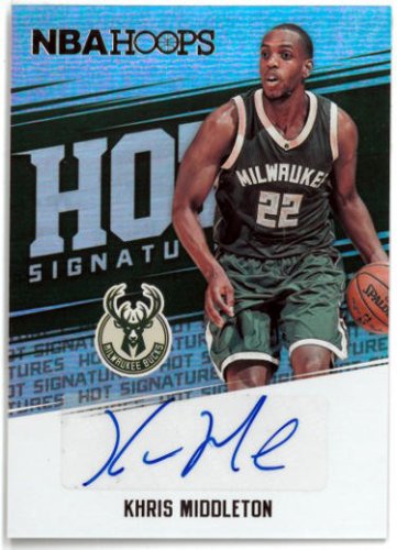 Khris Middleton Signed Autograph Milwaukee Bucks Jersey NBA Texas All Star