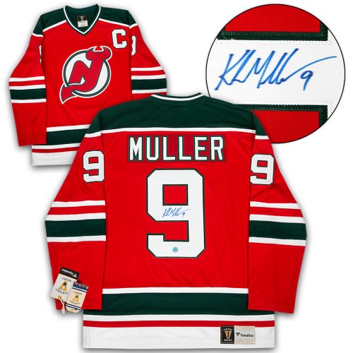 Kirk Muller New Jersey Devils Autographed Signed Retro Fanatics Jersey