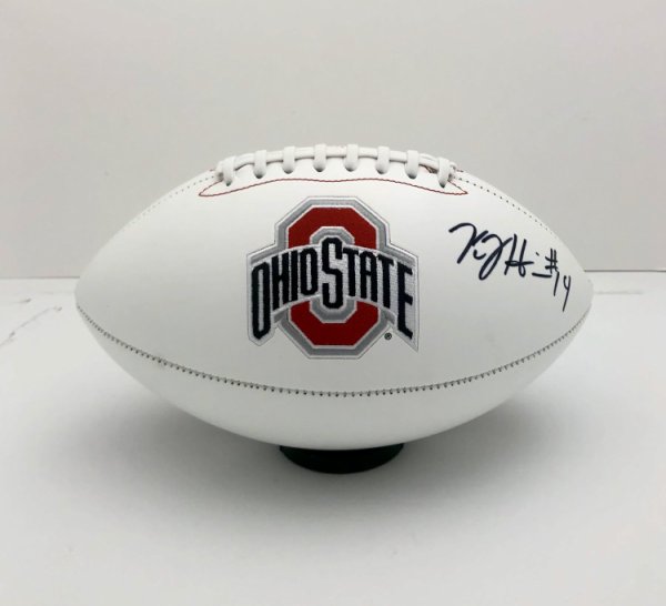 Autographed Footballs Ohio State Buckeyes Signed Collectibles