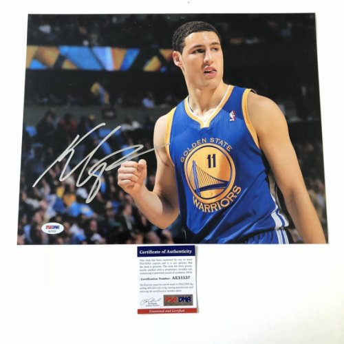 klay thompson signed jersey
