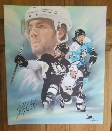 kris letang signed jersey