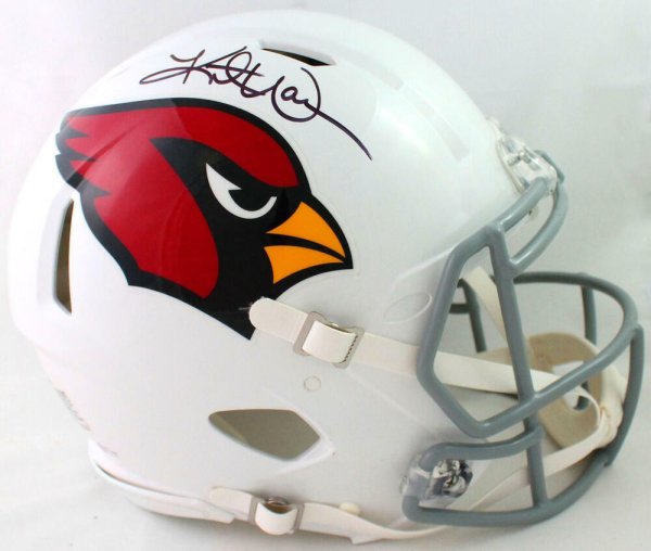 Kurt Warner Autographed Signed Arizona Cardinals Fs Speed Authentic Helmet- Beckett W Black