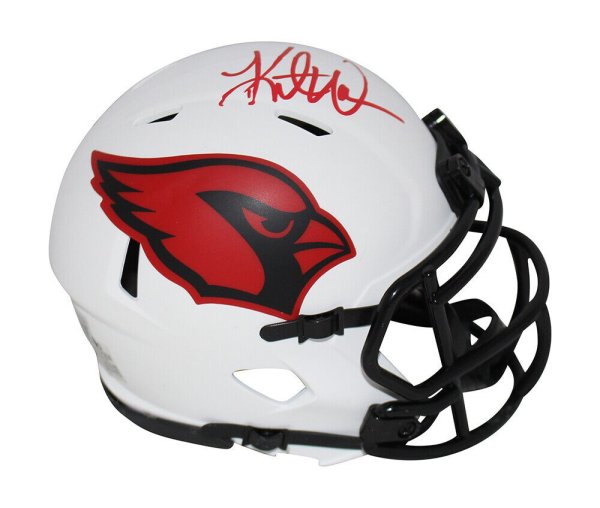 Kurt Warner Autographed Signed Arizona Cardinals Lunar Mini Helmet Beckett