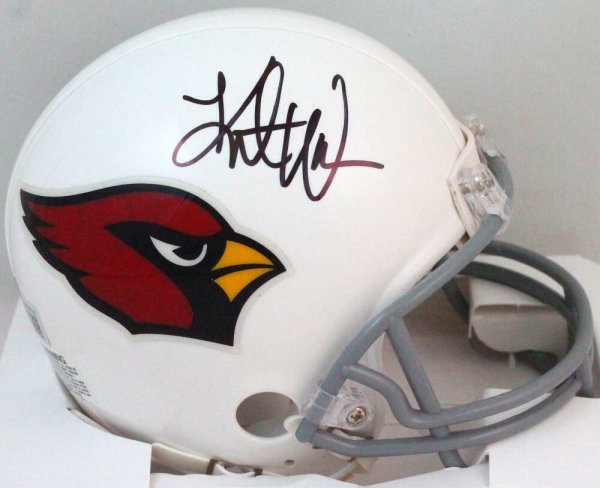 Kurt Warner Autographed Signed Arizona Cardinals Mini Helmet-Beckett W Hologram Black