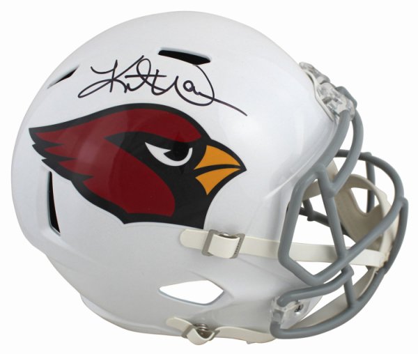 Kurt Warner Autographed Signed Cardinals Authentic Full Size Speed Rep Helmet Beckett Witnessed