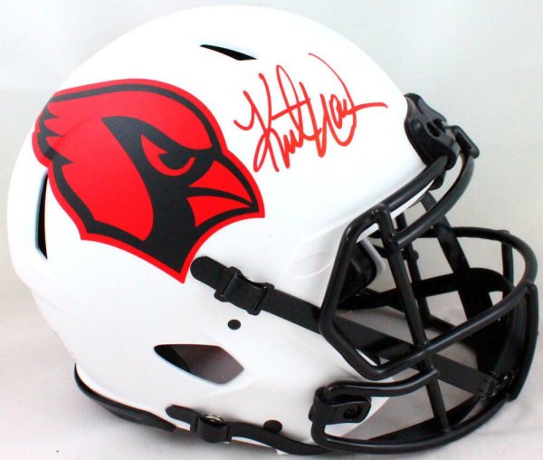 Kurt Warner Autographed Signed Cardinals Authentic Lunar Speed Fs Helmet- Beckett WRed