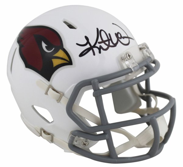 Kurt Warner Autographed Signed Cardinals Authentic Mini Helmet Beckett Witnessed