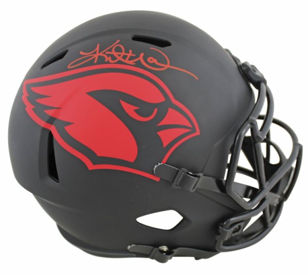 Kurt Warner Autographed Signed Cardinals Eclipse Full Size Speed Rep Helmet Beckett Witnessed