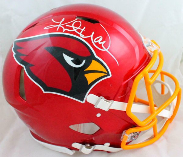 Kurt Warner Autographed Signed Cardinals Flash Speed Authentic F/S Helmet-Beckett W Hologram