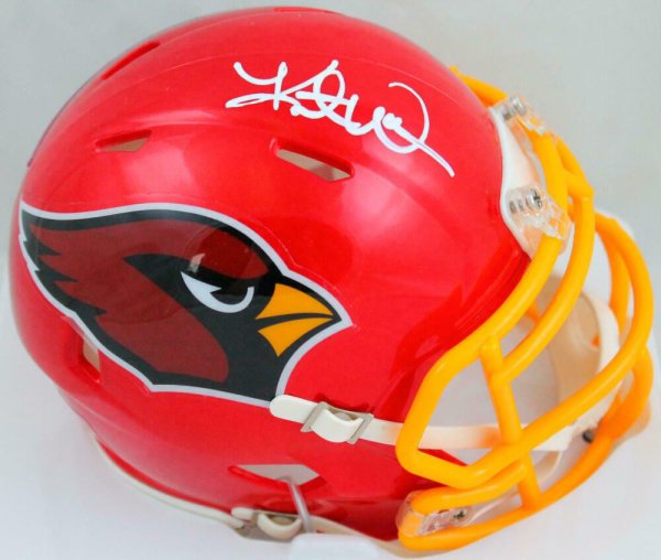 Kurt Warner Autographed Signed Cardinals Flash Speed Mini Helmet-Beckett W Hologram