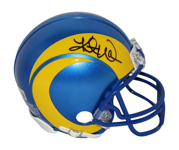 Kurt Warner Autographed Signed Los Angeles Rams Vsr4 Mini Helmet Beckett