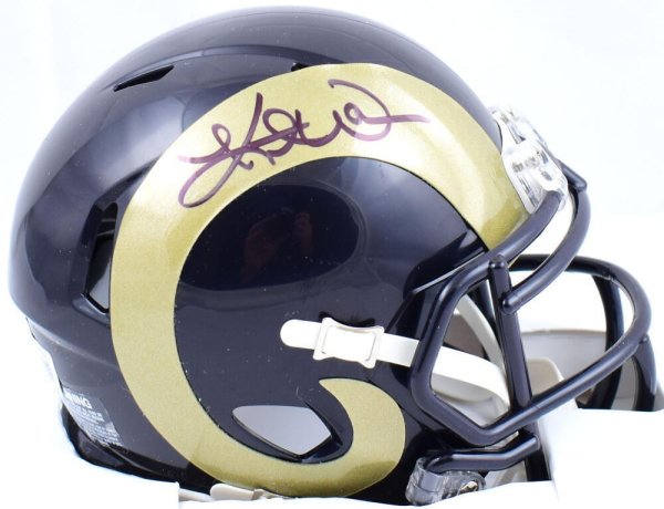 Kurt Warner Autographed Signed St. Louis Rams 00-16 Speed Mini Helmet - Beckett W Holo