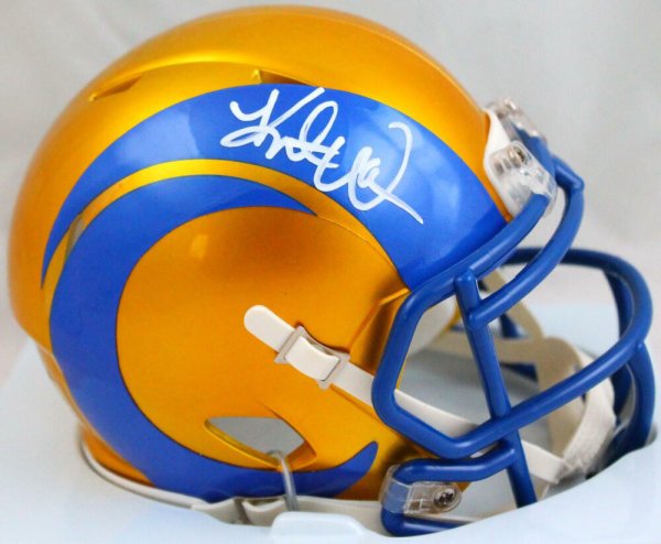Kurt Warner Autographed Signed St. Louis Rams Flash Speed Mini Helmet-Beckett W Holo