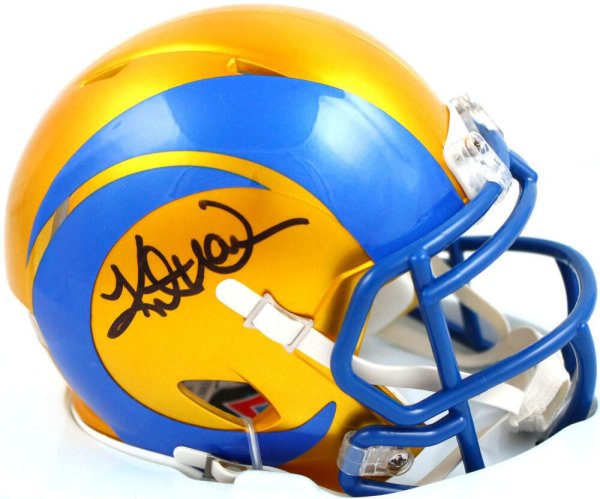 Kurt Warner Autographed Signed St. Louis Rams Flash Speed Mini Helmet-Beckett W Holo