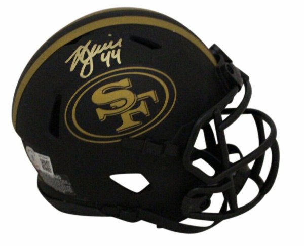 Kyle Juszczyk Autographed San Francisco 49ers Flash Mini Helmet Beckett W Hologram White 