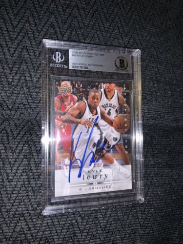 kyle lowry autograph