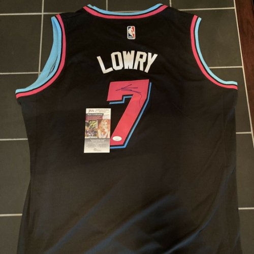 kyle lowry autographed jersey
