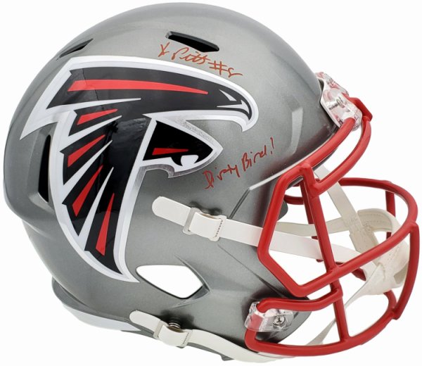 Kyle Pitts Autographed Atlanta Falcons Black Mini Helmet Beckett BAS QR  Stock #194400 - Mill Creek Sports