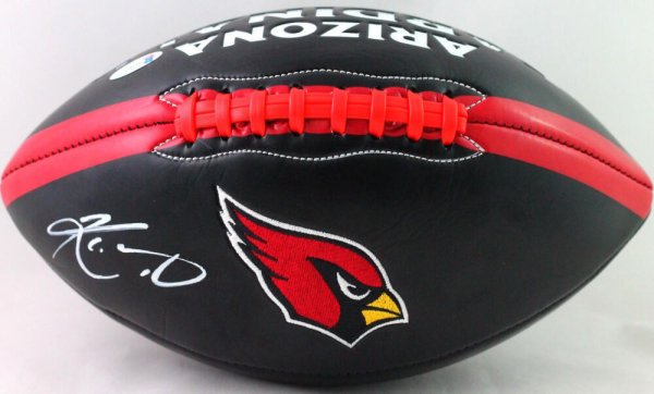 Kyler Murray Autographed Signed Arizona Cardinals Black Logo Football- Beckett W White