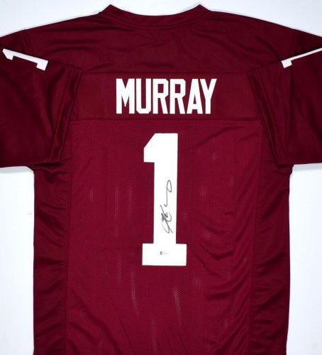 Press Pass Collectibles Kyler Murray Authentic Signed Red Pro Style Jersey Autographed BAS Witnessed