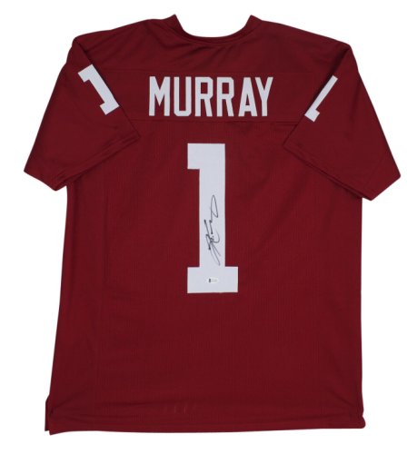 Kyler Murray Autographed Signed Oklahoma Authentic Maroon Jersey Beckett Witnessed