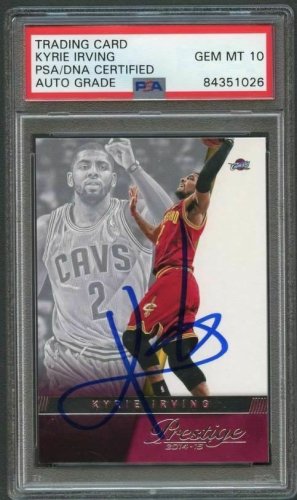 kyrie irving signed memorabilia