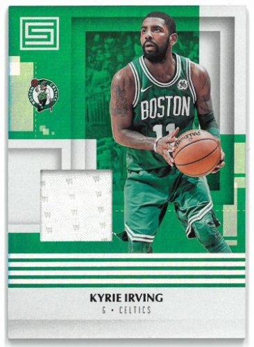 Kyrie Irving Boston Celtics 2017-18 Panini Status Game Worn Jersey Card #M-KIV