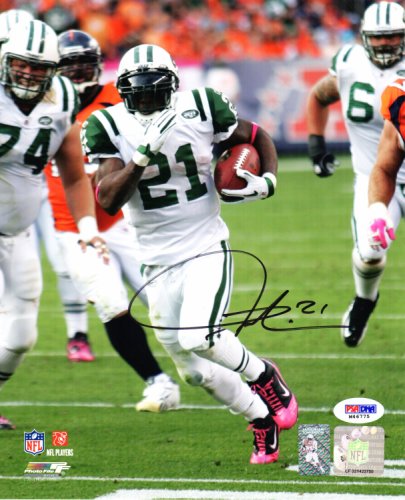 Matt Snell Autographed/ Original Signed 8x10 Action-photo w/ the New York Jets 