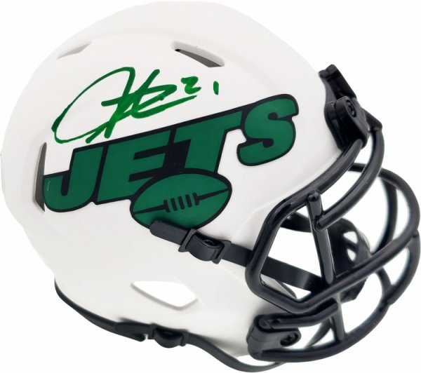 Ladainian Tomlinson Autographed Signed New York Jets Lunar Eclipse White Speed Mini Helmet Beckett Beckett Qr