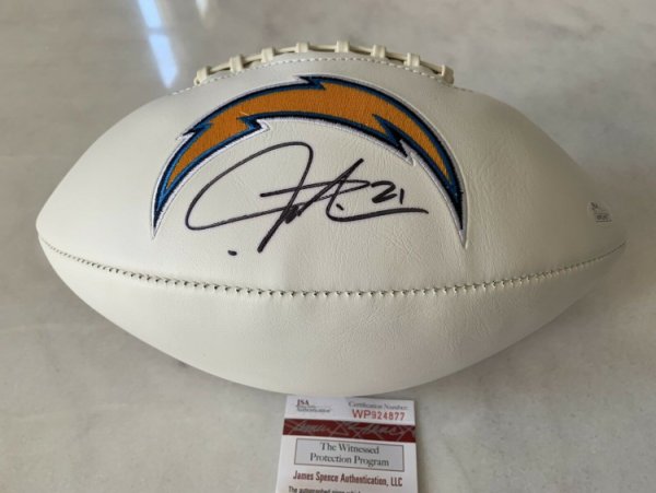 Ladainian tomlinson signed football Clearance